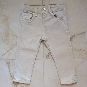 Zara | Cream Slim Denim Jeans